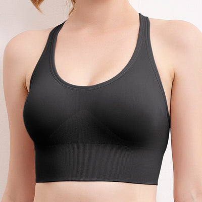 Seamless sports bra