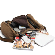 Canvas Backpack Huge Travel School Shoulder Computer