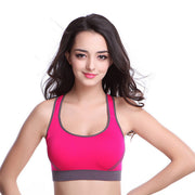 Women Athletic Vest Padded Tank Top Gym Fitness Sports Bra