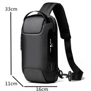 Men  Chest Bag Messenger Bag Anti-theft Shoulder