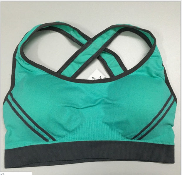 Women Athletic Vest Padded Tank Top Gym Fitness Sports Bra