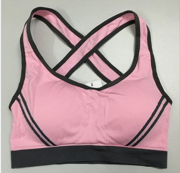 Women Athletic Vest Padded Tank Top Gym Fitness Sports Bra